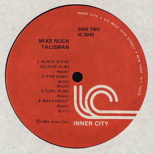 Mike Nock – Talisman - 1981 US Pressing
