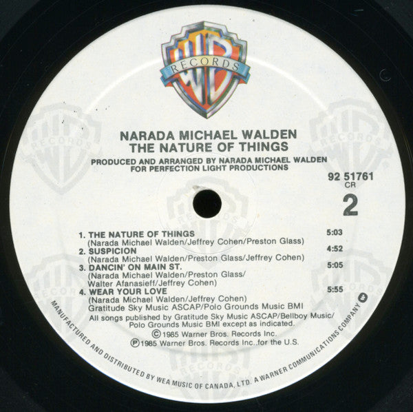 Narada Michael Walden – The Nature Of Things - 1985