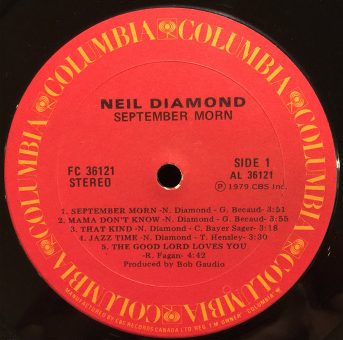 Neil Diamond – September Morn - 1979