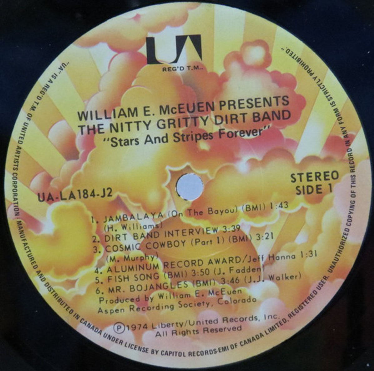 Nitty Gritty Dirt Band – Stars And Stripes Forever - 1974 VinylPursuit.com