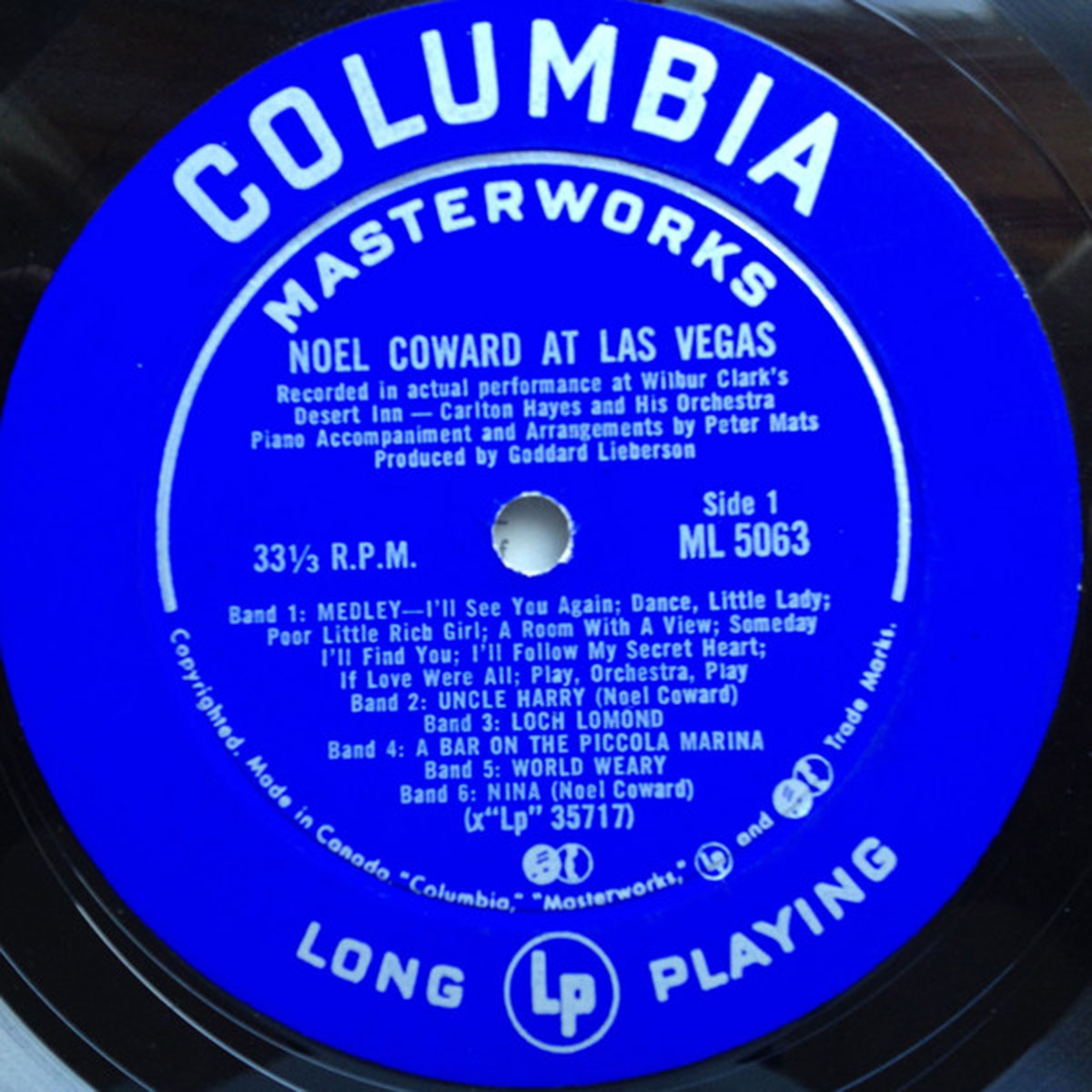 Noel Coward – Noel Coward At Las Vegas - 1955