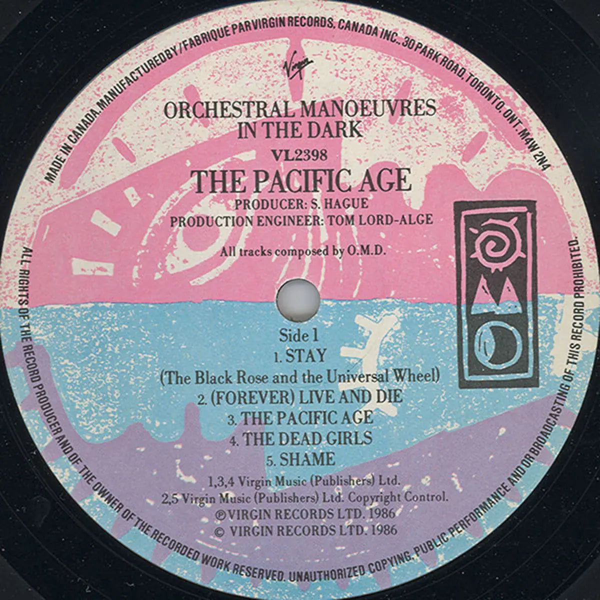 Orchestral Manoeuvres In The Dark – The Pacific Age VinylPursuit.com