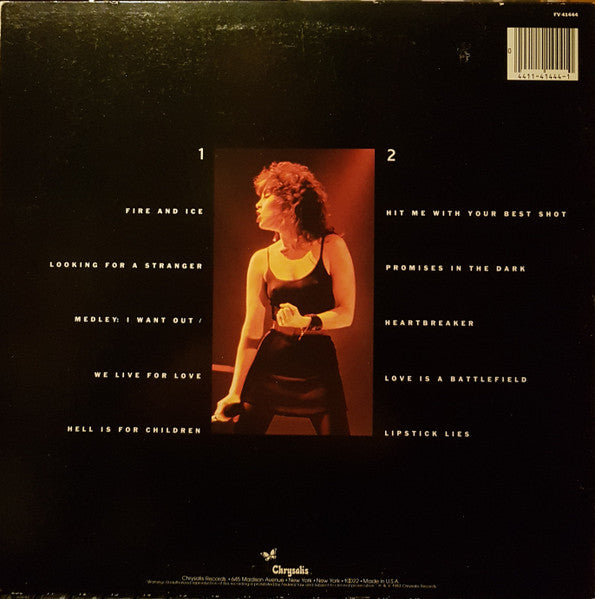 Pat Benatar – Live From Earth - 19873 US Pressing in Shrinkwrap!