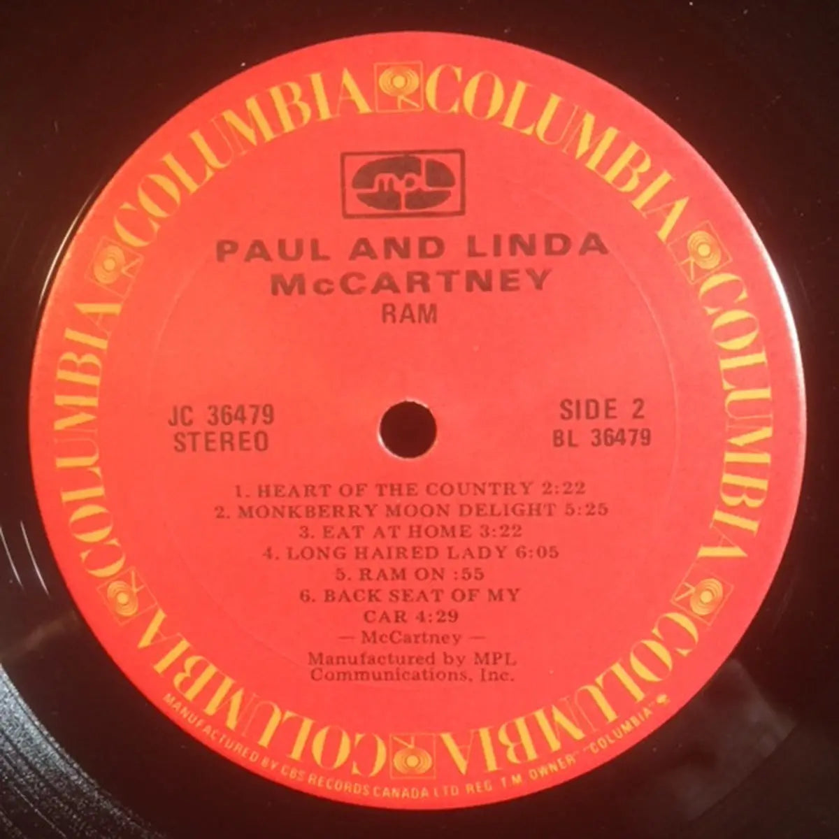 Paul And Linda McCartney – Ram - 1980 Vinyl Pursuit Inc
