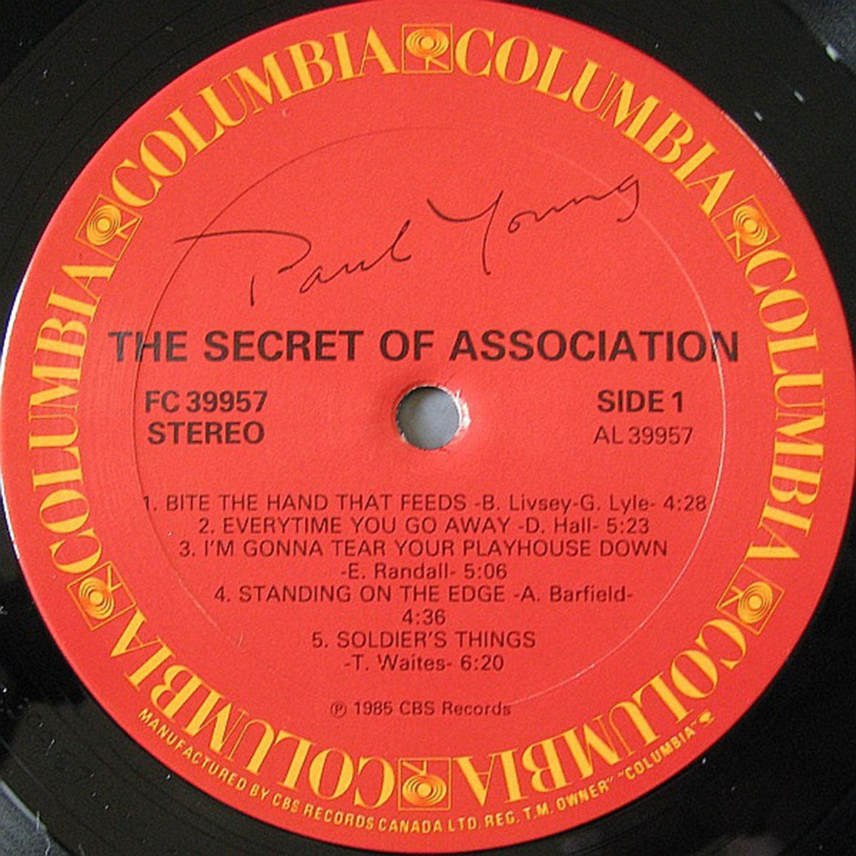 Paul Young – The Secret Of Association - 1985!
