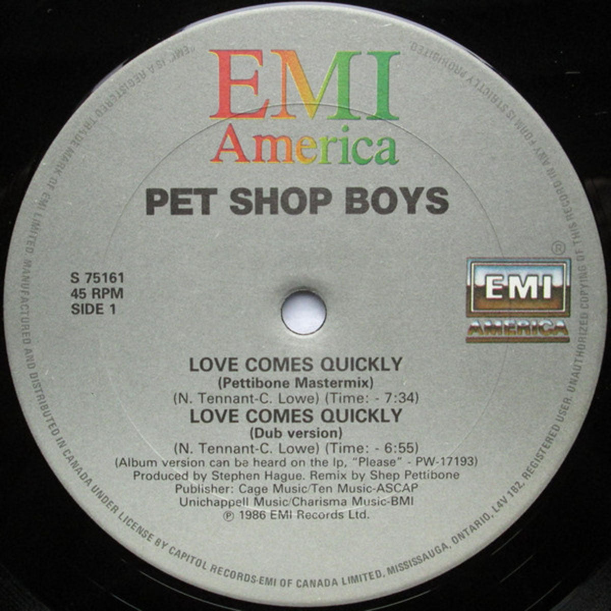 Pet Shop Boys – Love Comes Quickly