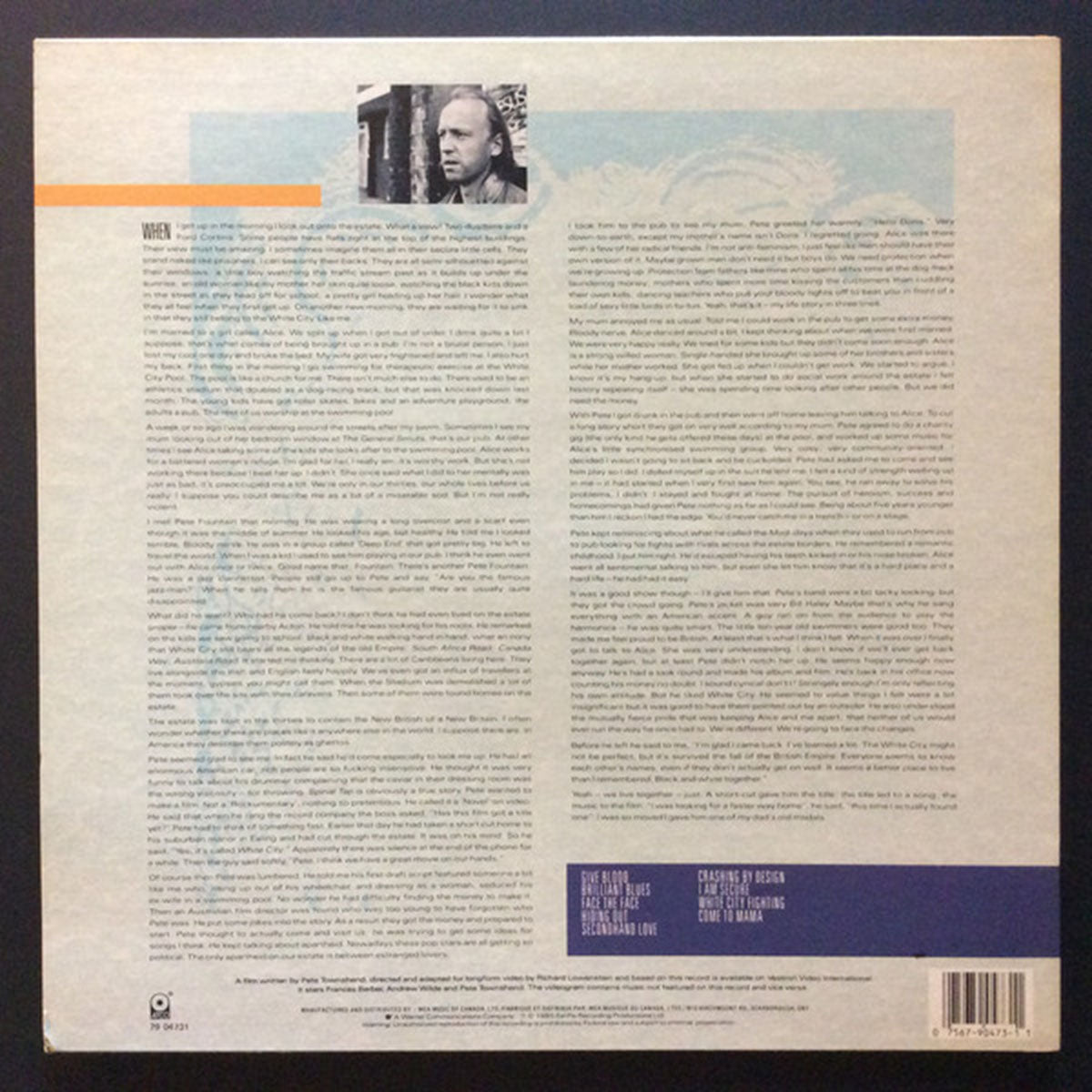 Pete Townshend – White City - A Novel - 1985