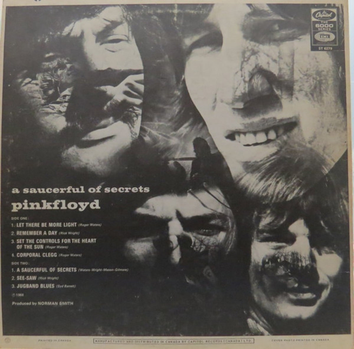 Pink Floyd – A Saucerful Of Secrets - Rare 1968 6000 Series! Vinyl Pursuit Inc