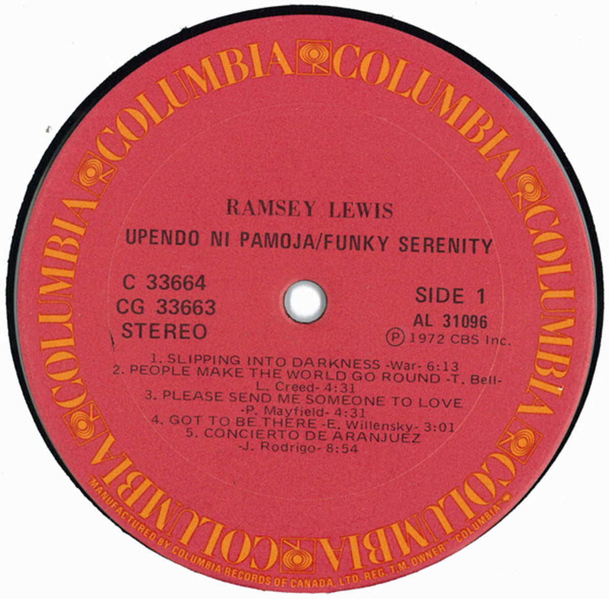 Ramsey Lewis – Upendo Ni Pamoja / Funky Serenity