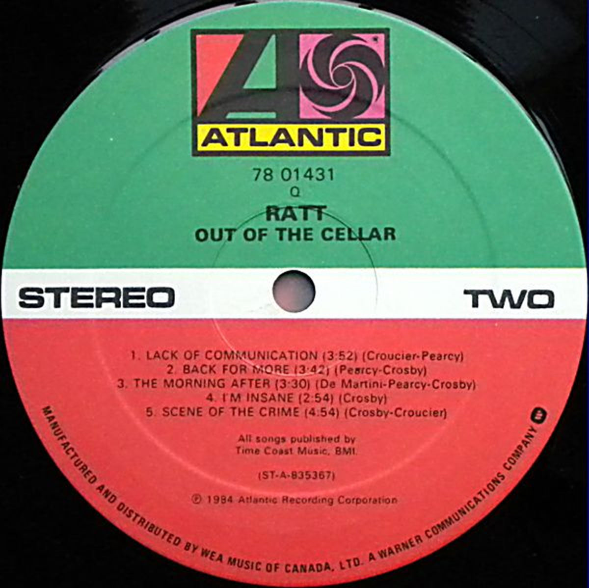 Ratt – Out Of The Cellar - 1984
