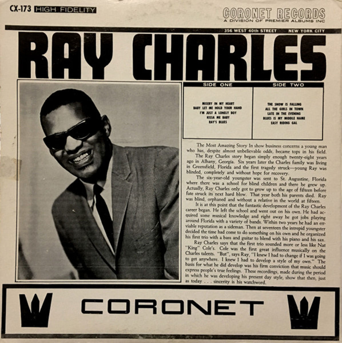 Ray Charles – Ray Charles -  1963 MONO US Pressing