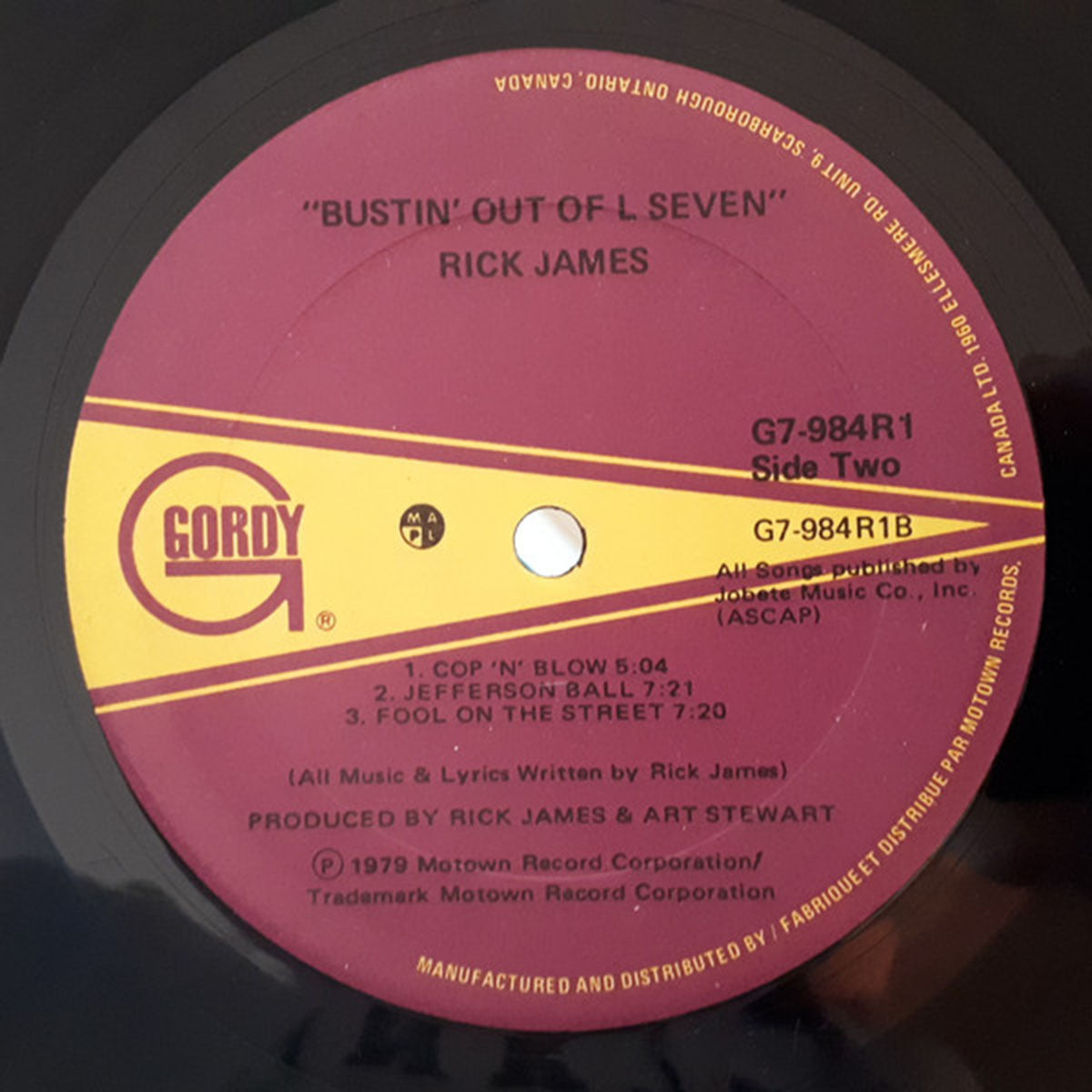 Rick James – Bustin' Out Of L Seven VinylPursuit.com