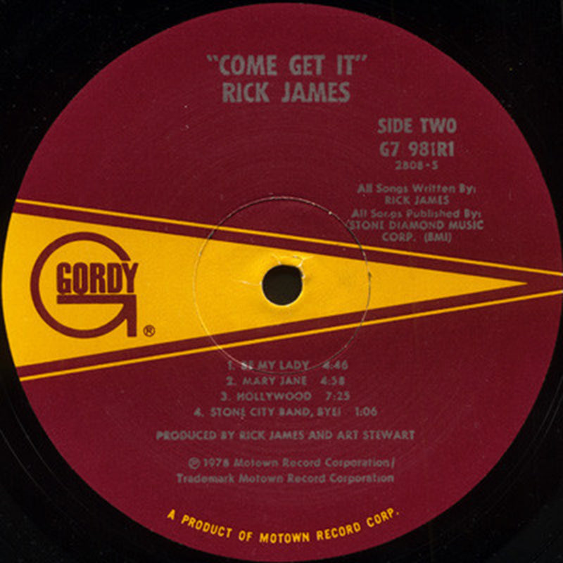 Rick James – Come Get It! US Pressing - 1978 US Pressing in Shrinkwrap!