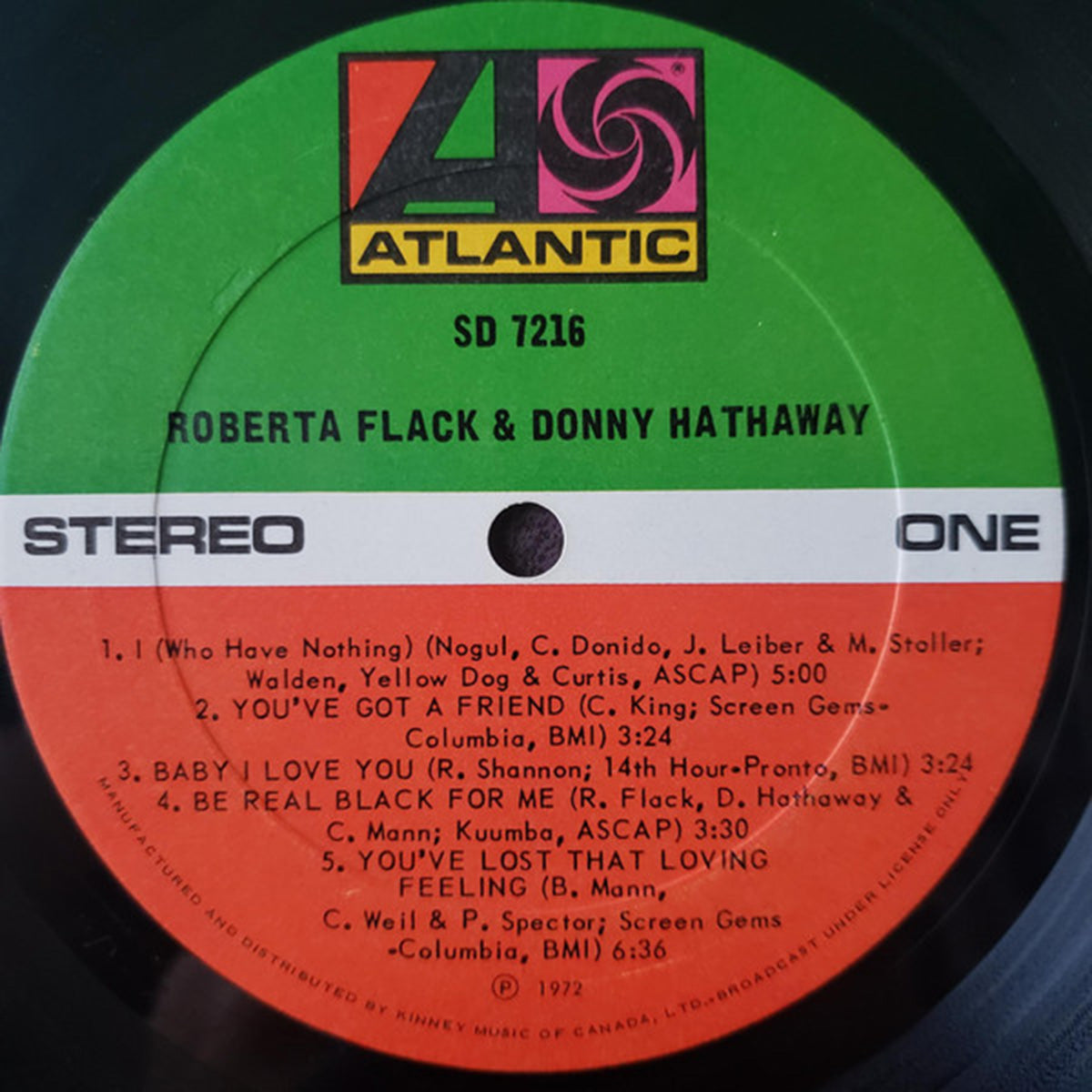 Roberta Flack & Donny Hathaway – Roberta Flack & Donny Vinyl Pursuit Inc