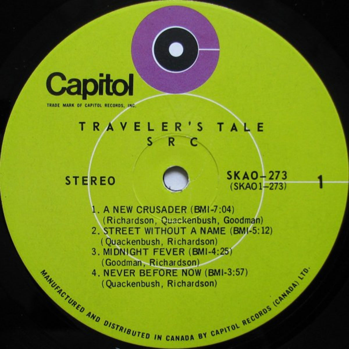 SRC – Traveler's Tale - 1970