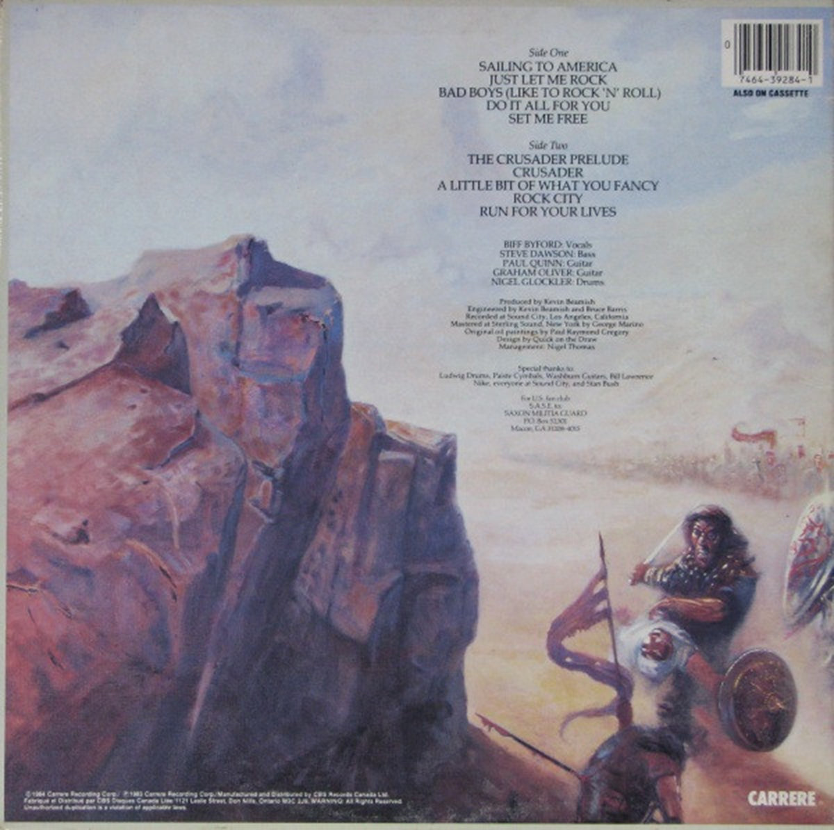 Saxon – Crusader - 1984