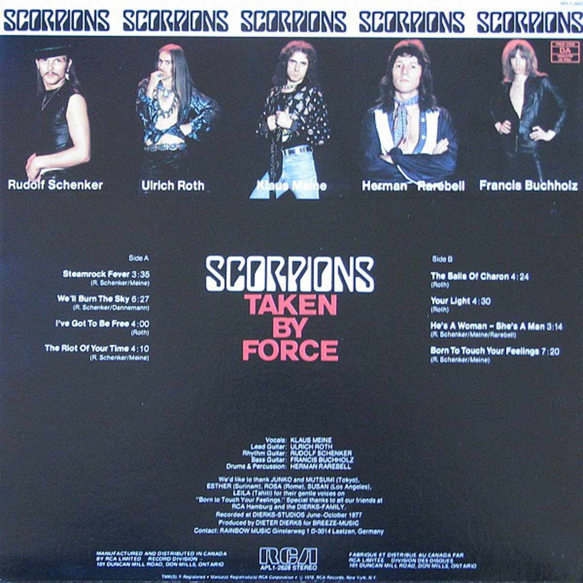 Scorpions – Taken By Force VinylPursuit.com