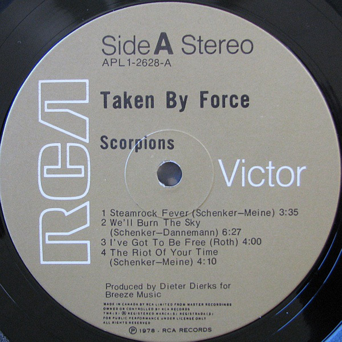 Scorpions – Taken By Force VinylPursuit.com