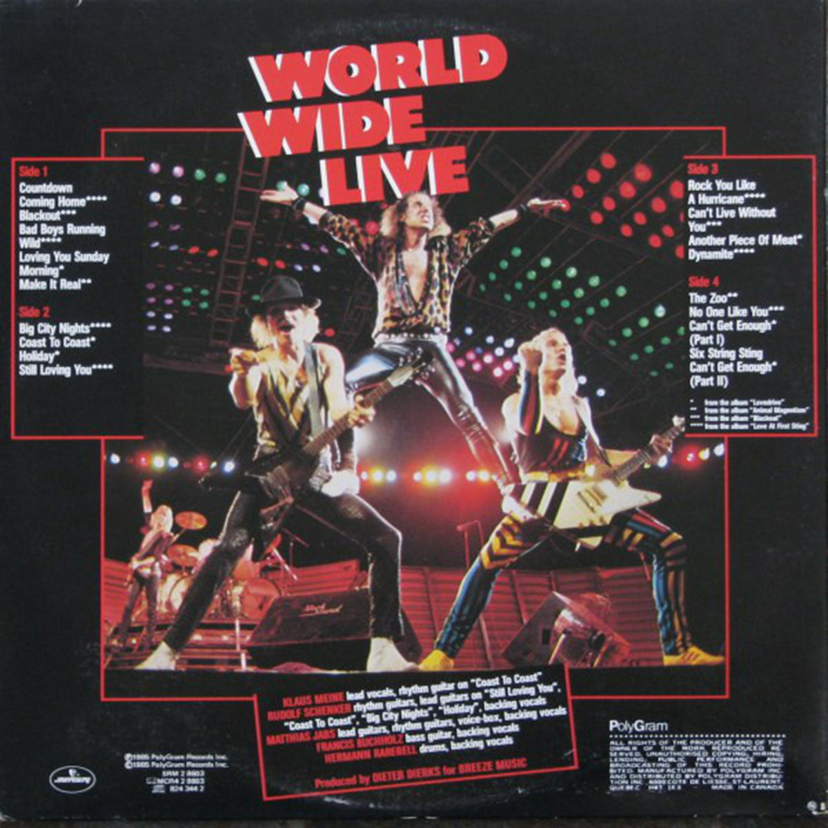 Scorpions – World Wide Live - 1985