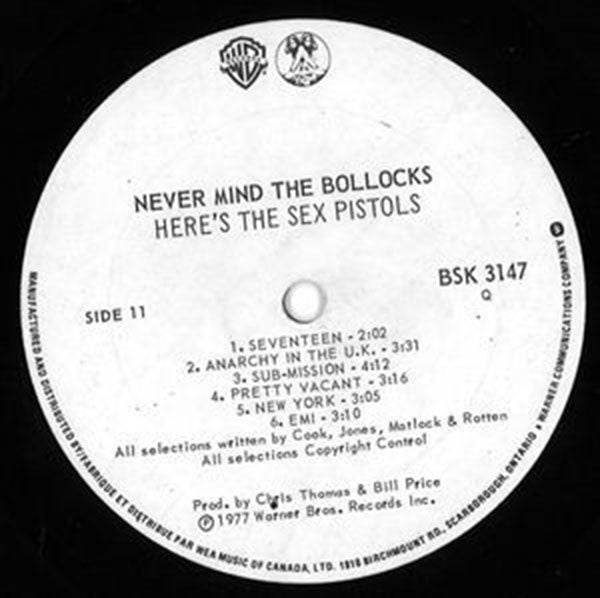 Sex Pistols – Never Mind The Bollocks Here's The Sex Pistols - 1977 Original!