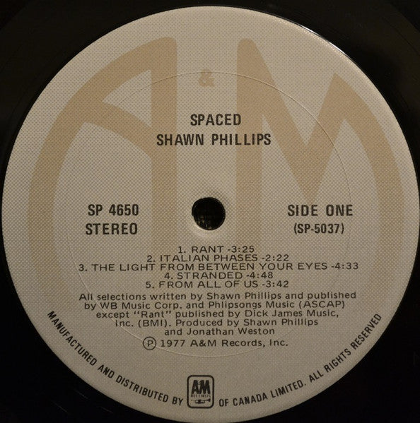 Shawn Phillips – Spaced - 1977