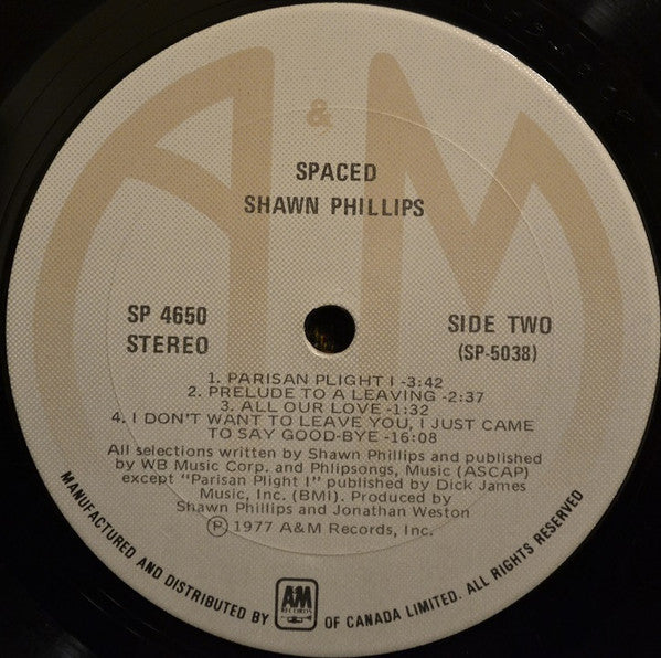 Shawn Phillips – Spaced - 1977