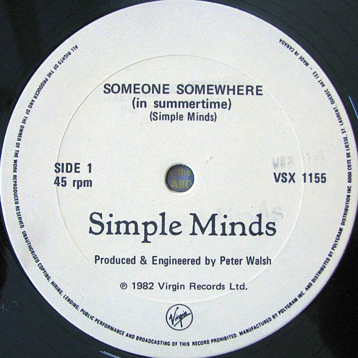 Simple Minds – Someone Somewhere (In Summertime)