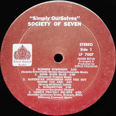 Society Of Seven – Simply OurSelves - 1973 US Pressing