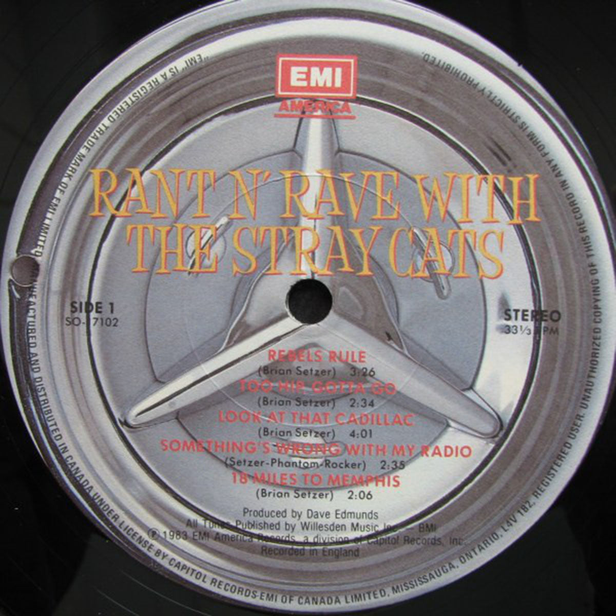 Stray Cats – Rant N' Rave With The Stray Cats VinylPursuit.com