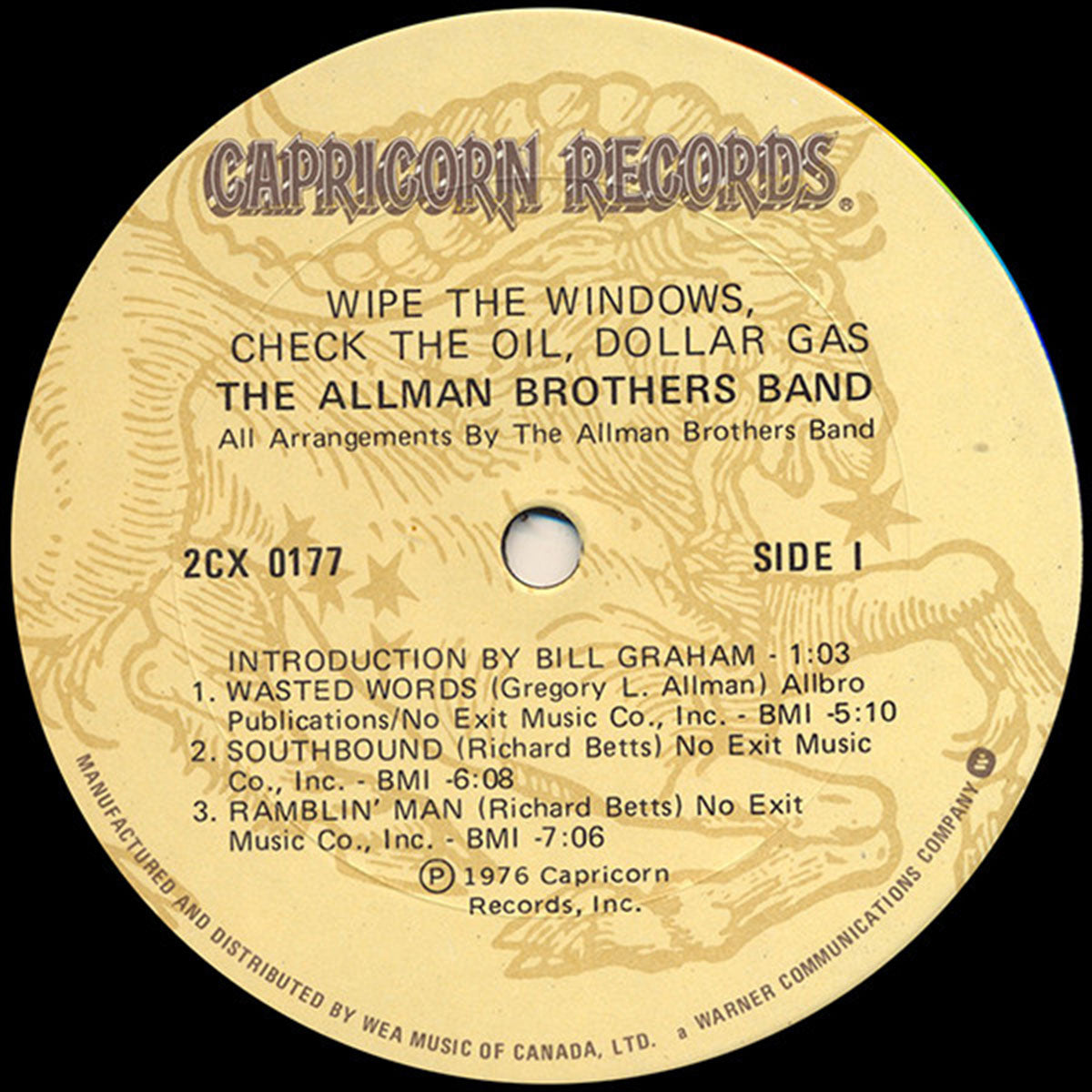 The Allman Brothers Band – Wipe The Windows, Check The Oil, Dollar Gas