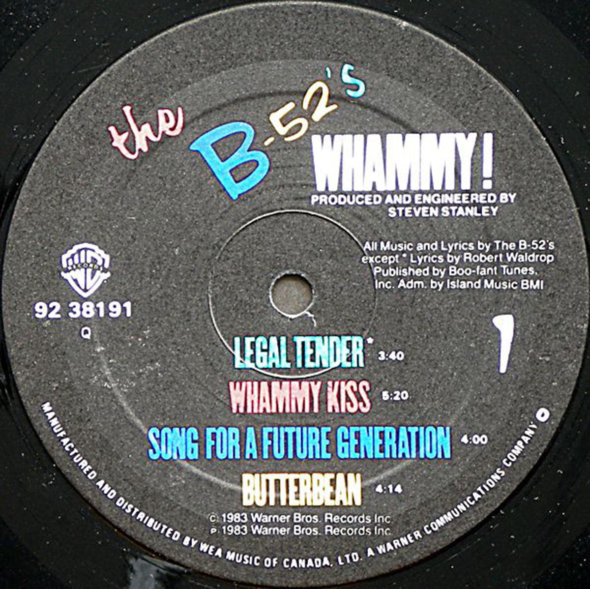 The B-52's – Whammy! 1983 Original