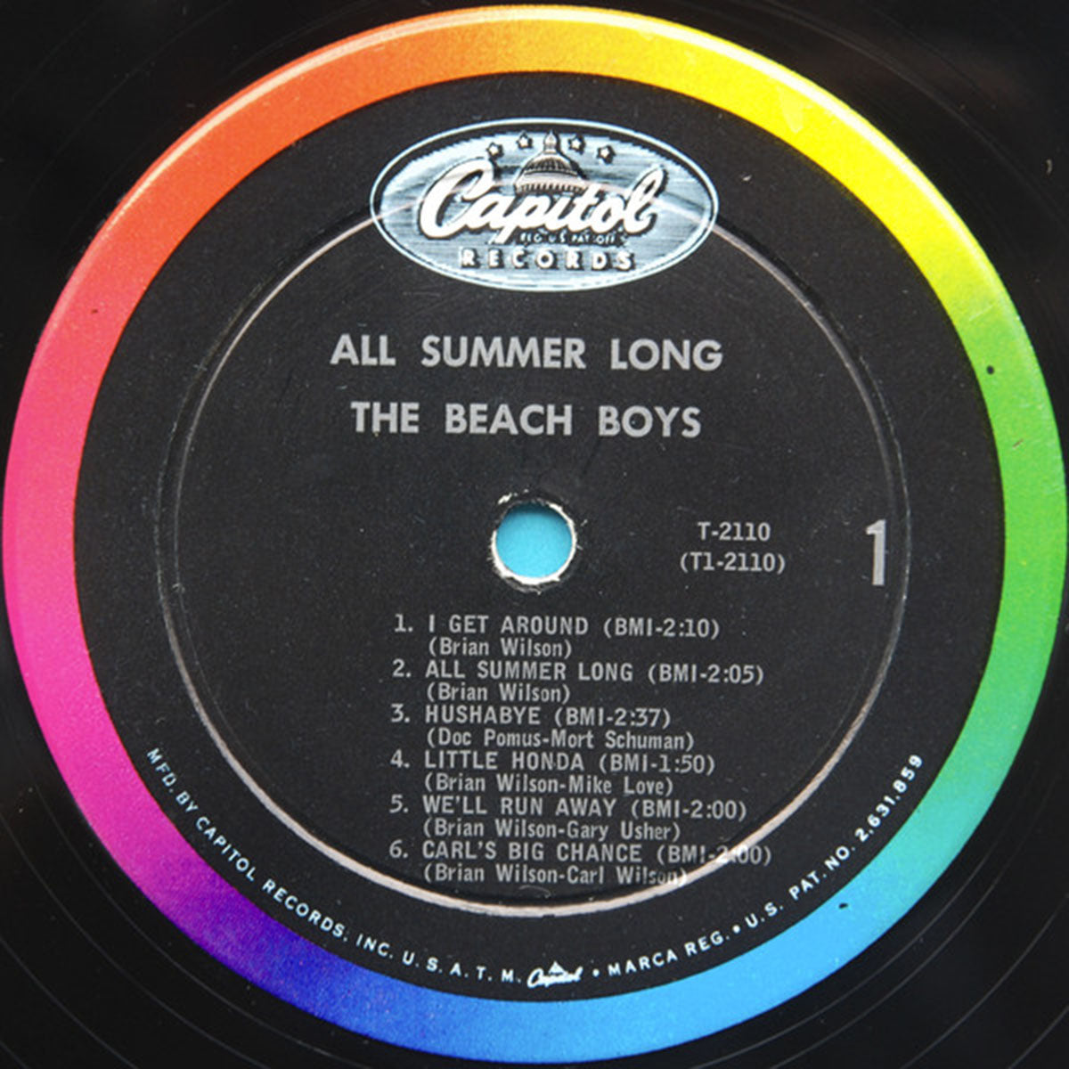 The Beach Boys – All Summer Long - 1964 US MONO Pressing – Vinyl