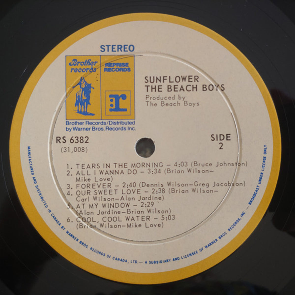 The Beach Boys – Sunflower - 1970
