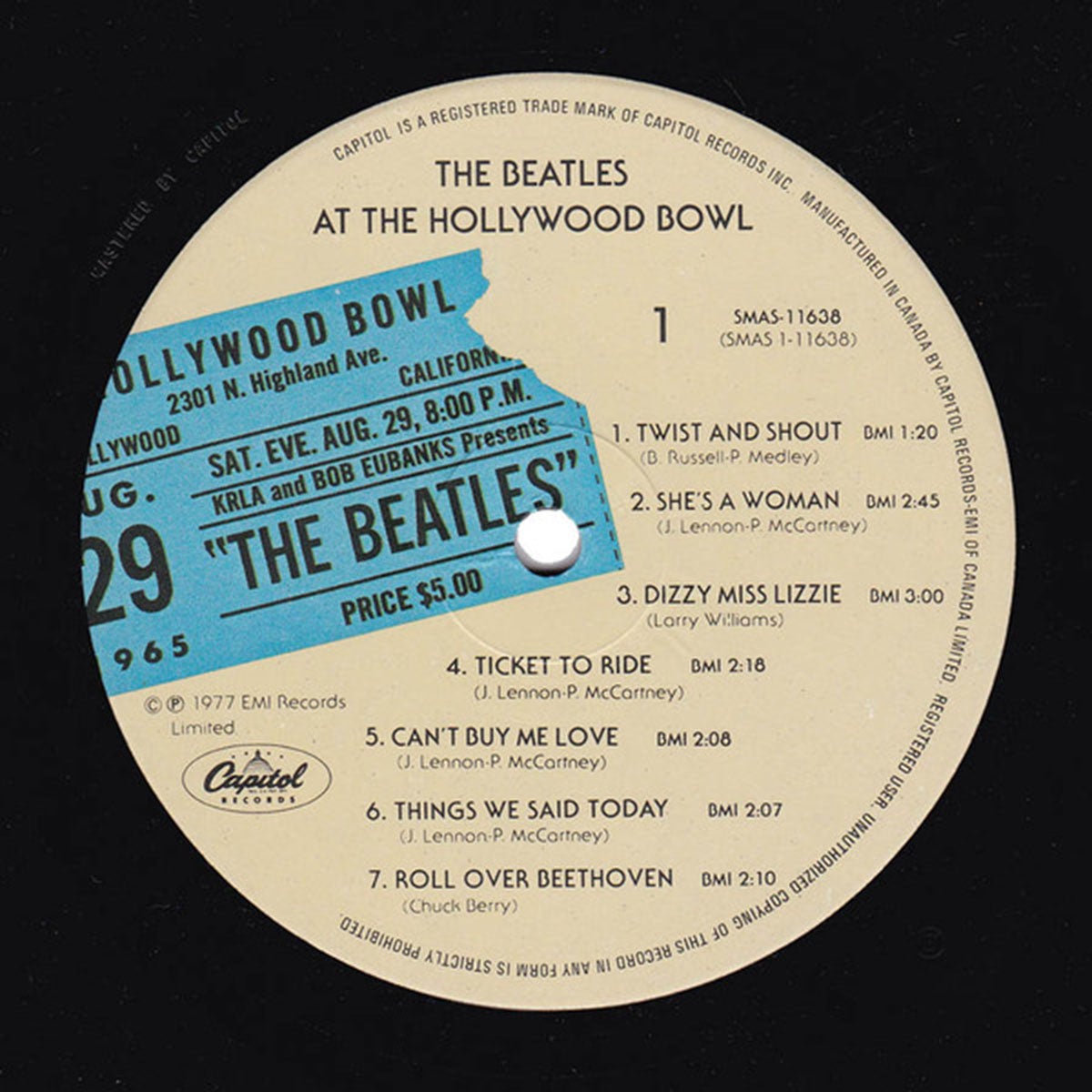 The Beatles – The Beatles At The Hollywood Bowl - 1977!
