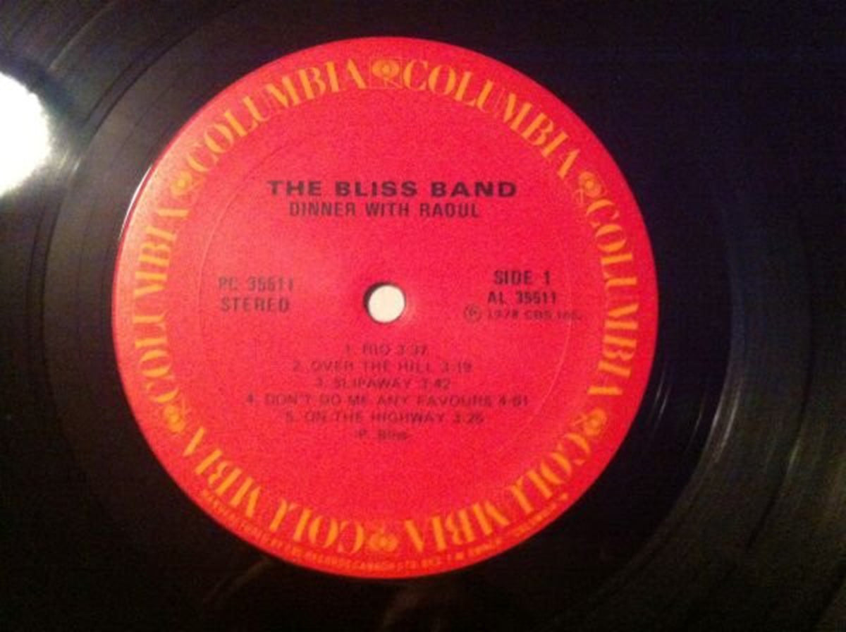The Bliss Band – Dinner With Raoul - 1978