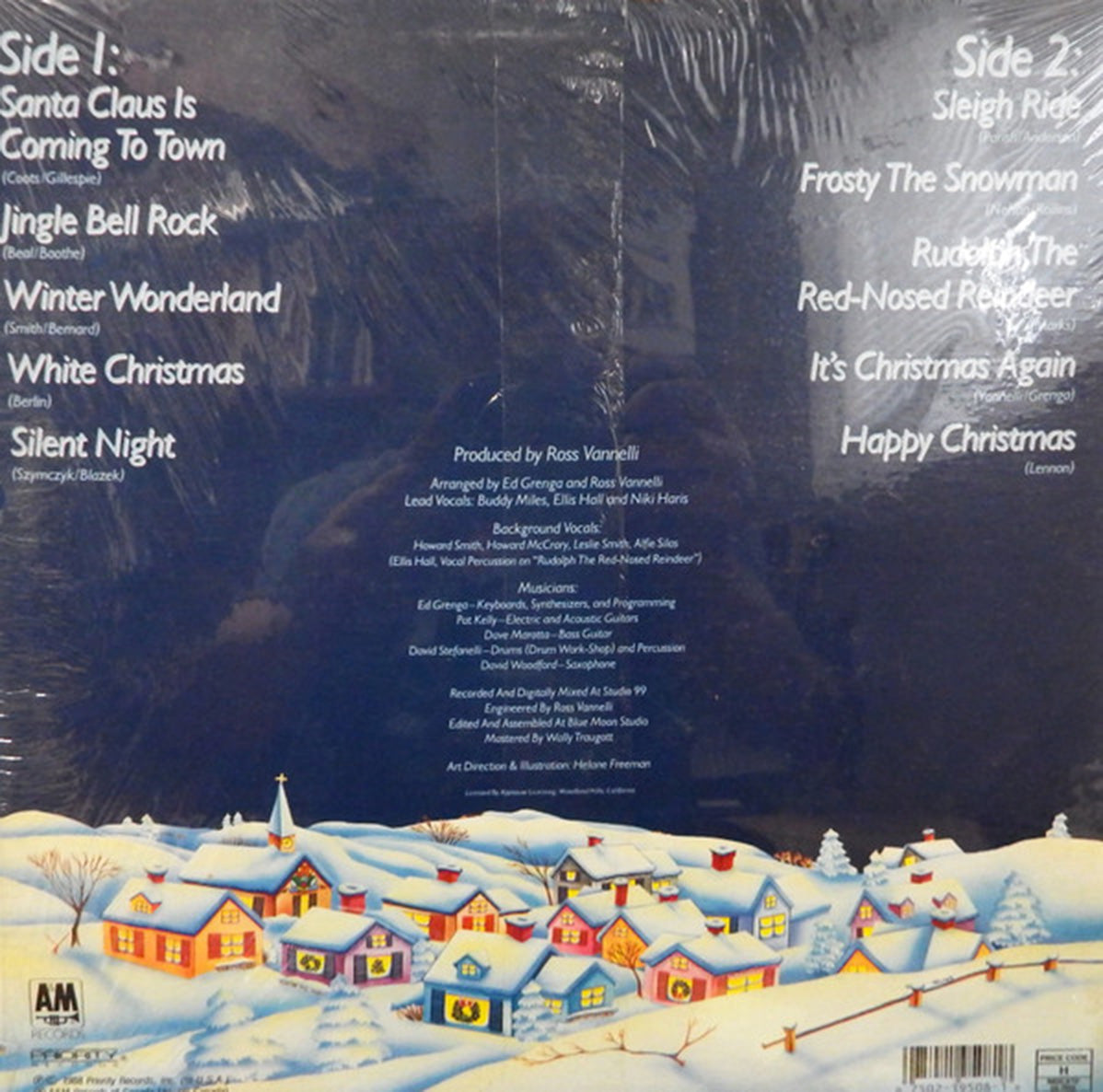 The California Raisins – Christmas With The California Raisins - 1988 Vinyl Pursuit Inc
