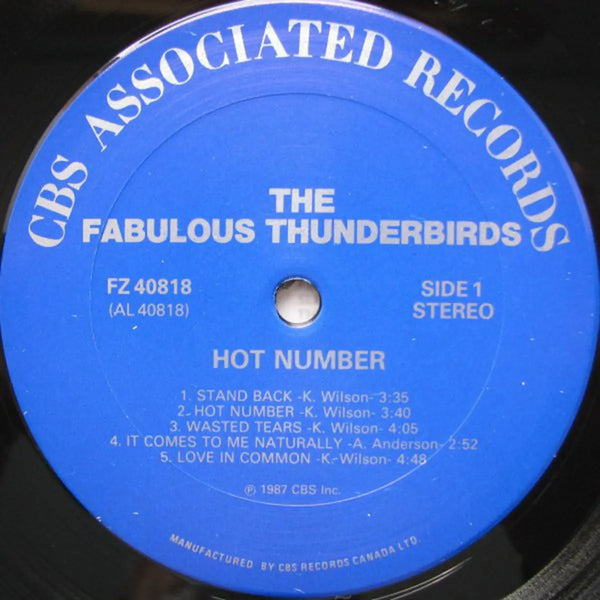 The Fabulous Thunderbirds – Hot Number – Vinyl Pursuit Inc