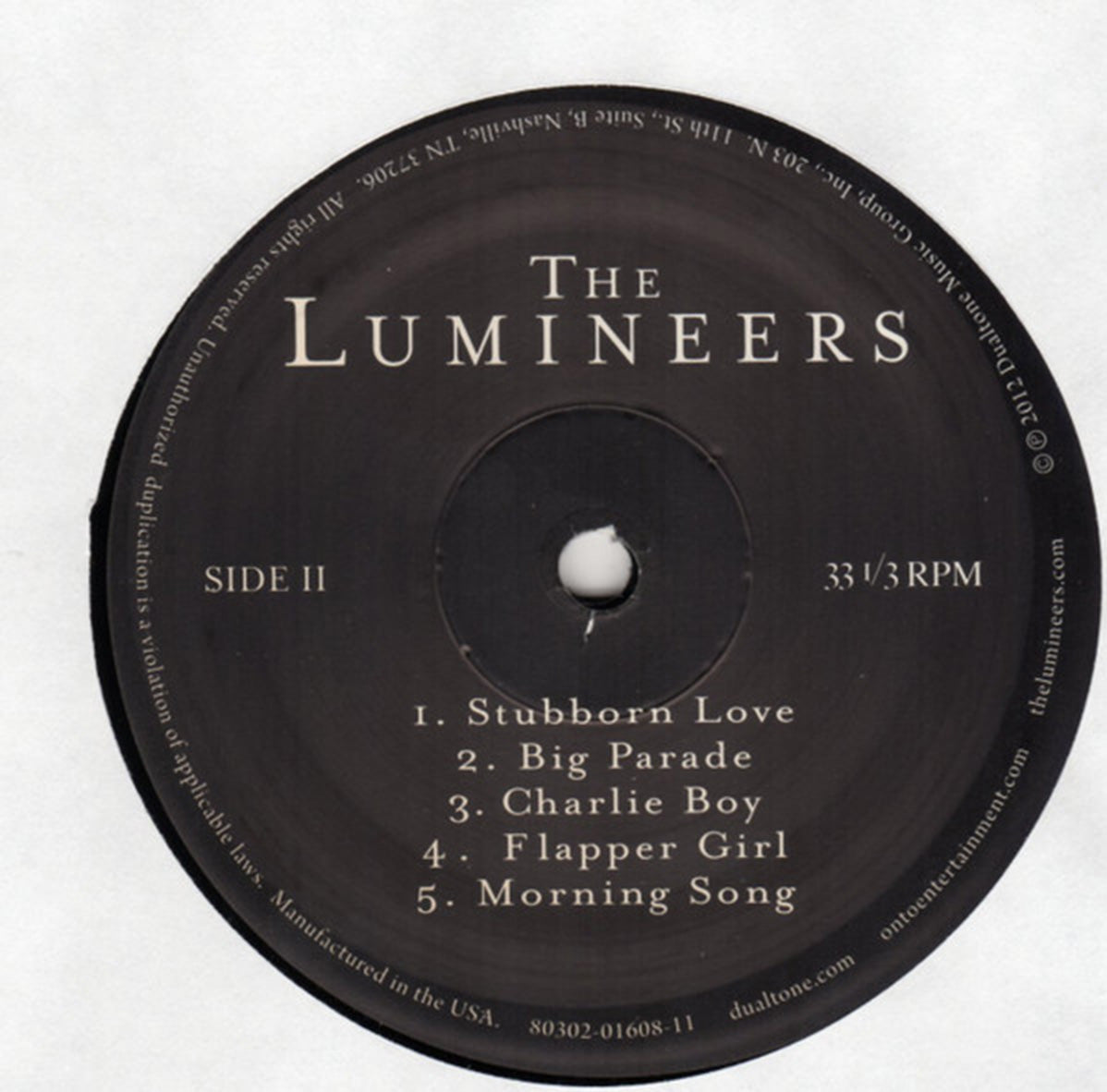 The Lumineers – The Lumineers - US Pressing VinylPursuit.com