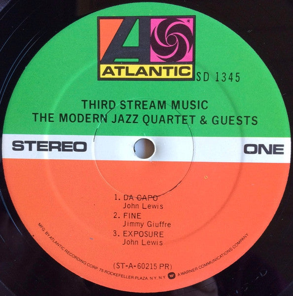 The Modern Jazz Quartet & Guests The Jimmy Giuffre Three & The Beaux Arts String Quartet – Third Stream Music  US Pressing