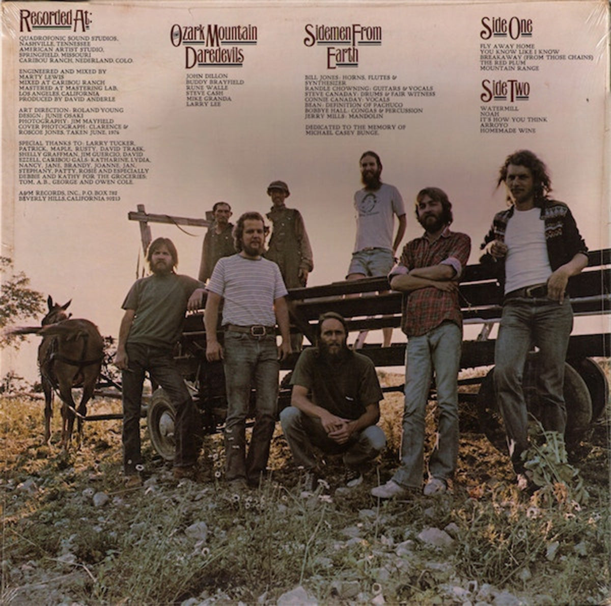 The Ozark Mountain Daredevils – Men From Earth - 1976 US Pressing