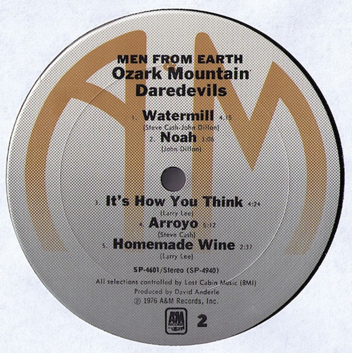 The Ozark Mountain Daredevils – Men From Earth - 1976 US Pressing