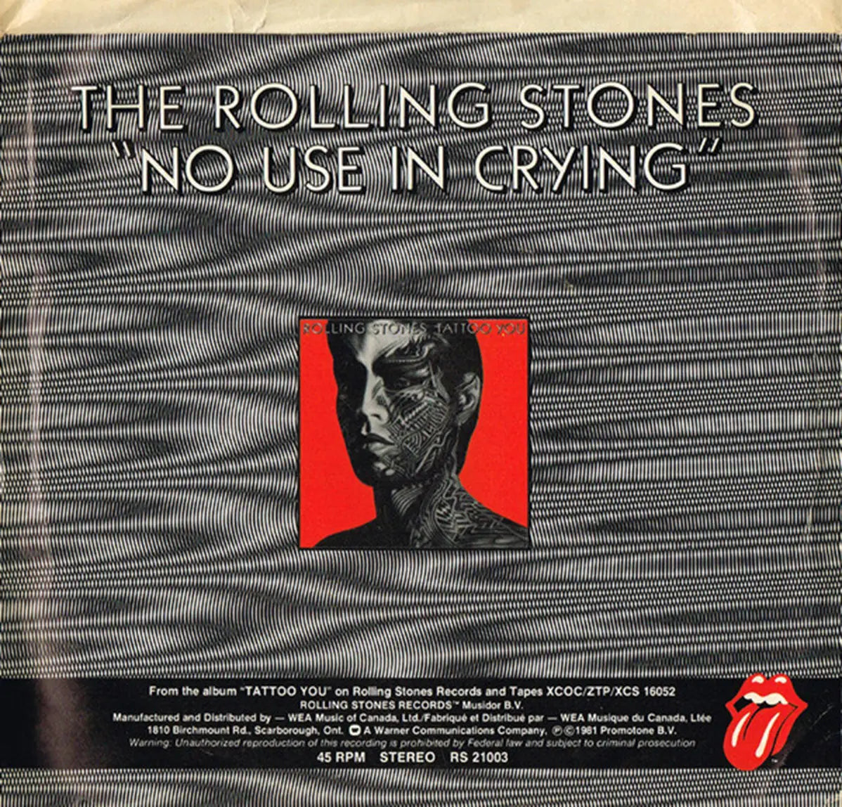 The Rolling Stones ‎– Start Me Up - 45 RPM - 1981 VinylPursuit.com