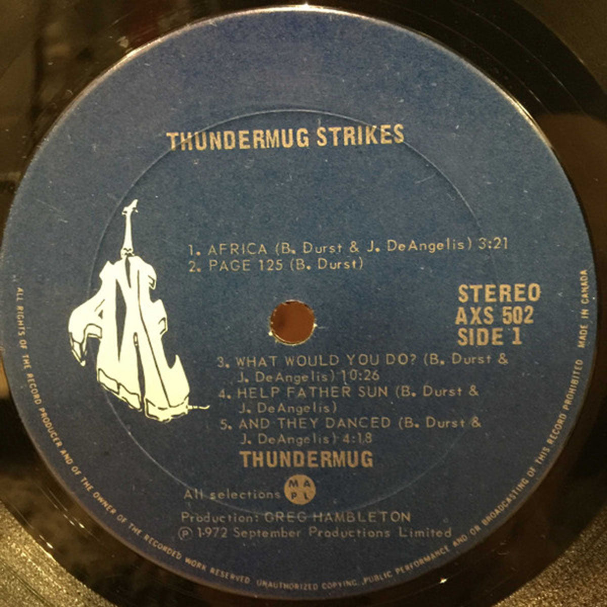 Thundermug – Thundermug Strikes - Rare