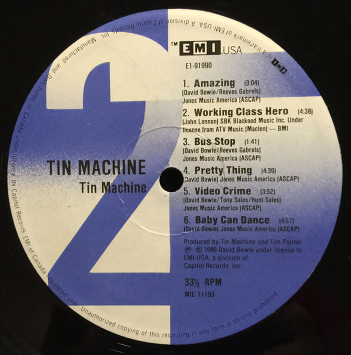 Tin Machine – Tin Machine