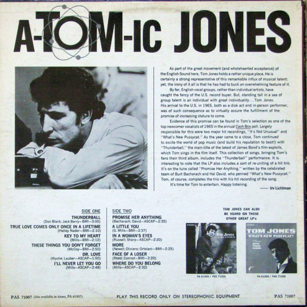 Tom Jones – A-TOM-ic Jones