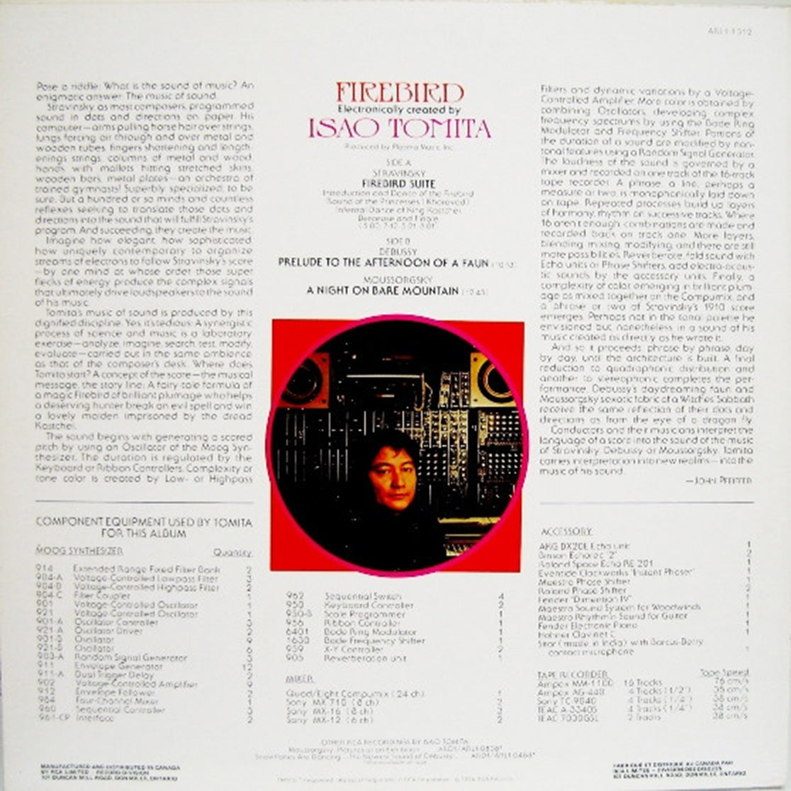 Tomita – Firebird - 1976