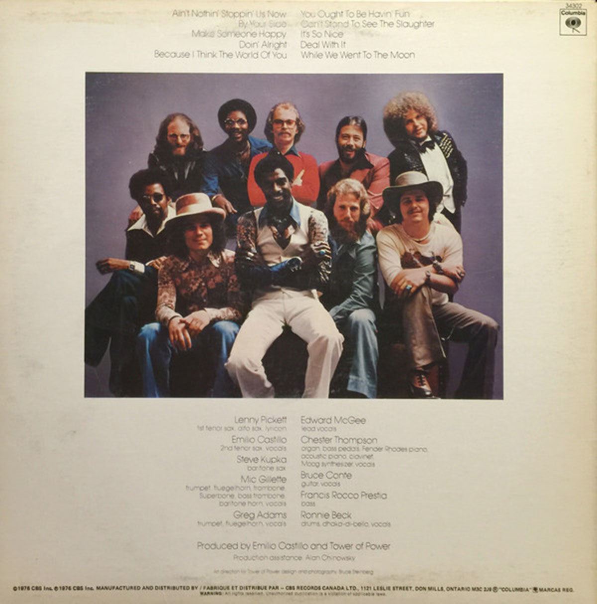 Tower Of Power – Ain't Nothin' Stoppin' Us Now - 1976 Pressing