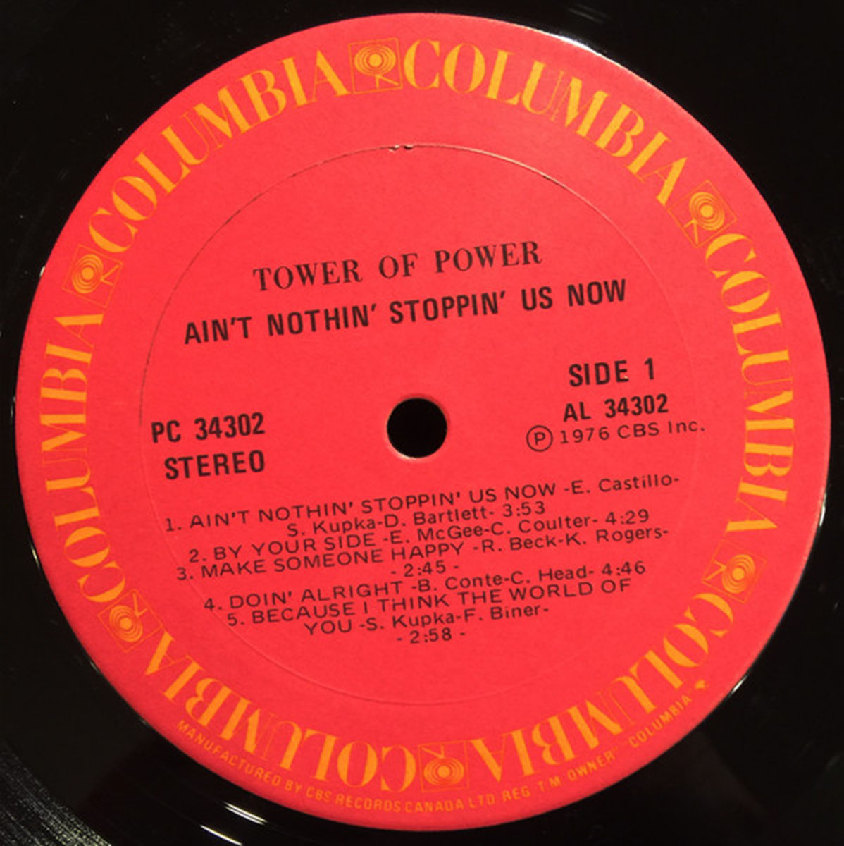 Tower Of Power – Ain't Nothin' Stoppin' Us Now - 1976 Pressing