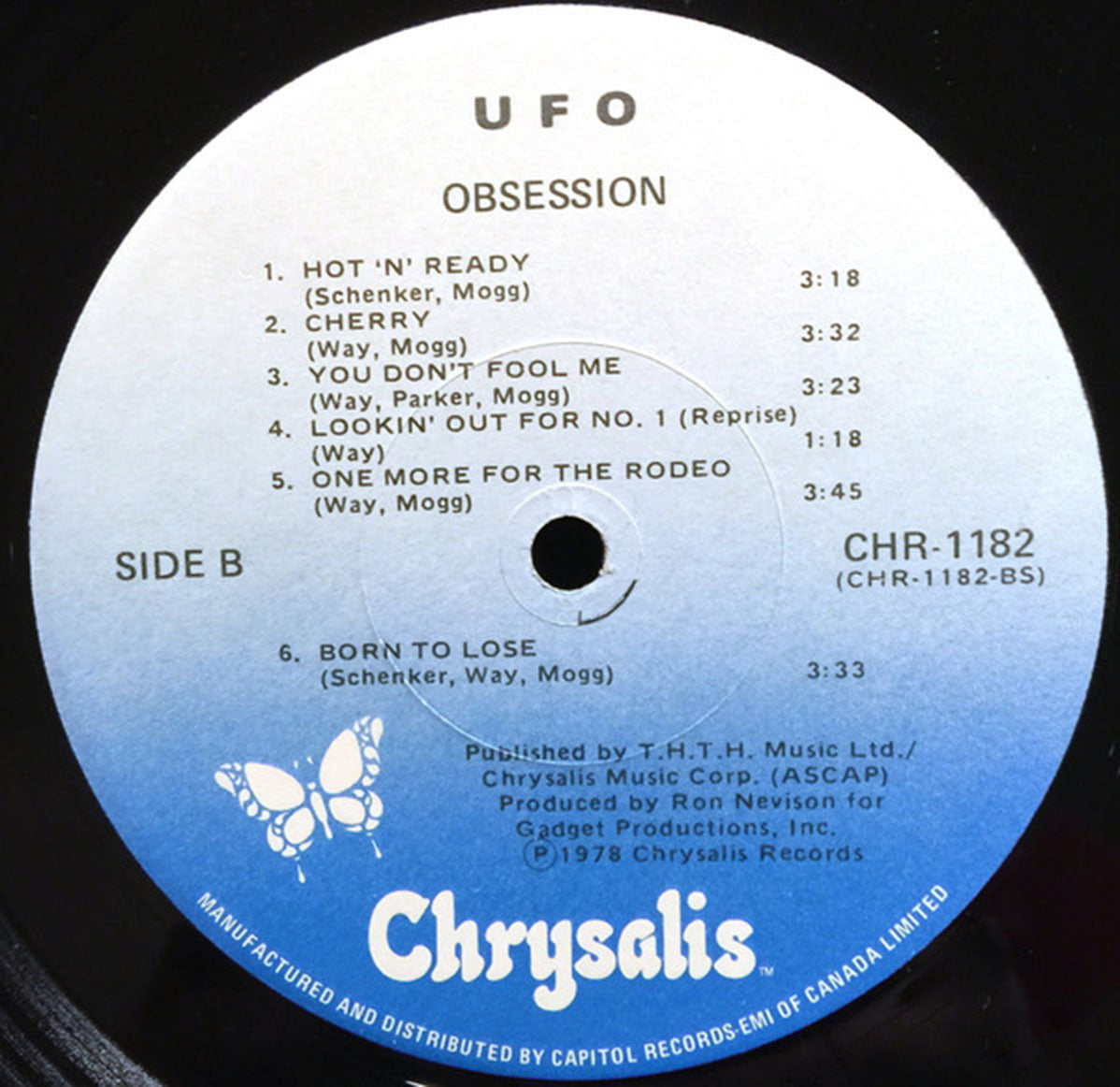 UFO – Obsession - 1978 Original!