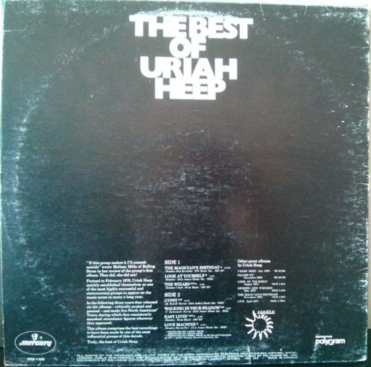 Uriah Heep – The Best Of Uriah Heep VinylPursuit.com